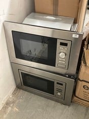 2 X ELECTRIQ BUILT IN MICROWAVE OVEN IN STAINLESS STEEL - MODEL NO. EIQMOBI17 (ZONE 1)