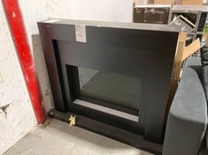 AMBERGLO BLACK FREESTANDING SMART 50'' ELECTRIC FIREPLACE IN BLACK - MODEL NO. AGL065 (ZONE 1) (KERBSIDE PALLET DELIVERY)