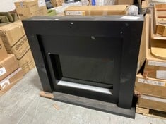 AMBERGLO BLACK FREESTANDING SMART 50'' ELECTRIC FIREPLACE IN BLACK - MODEL NO. AGL065 (ZONE 1) (KERBSIDE PALLET DELIVERY)