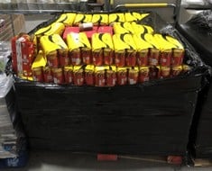 PALLET OF ASSORTED FOOD/ DRINKS TO INCLUDE COCA COLA ZERO SUGAR LEMON 8 CANS PER PACK - BBE 11.2024 (COLLECTION ONLY) (ZONE 2)