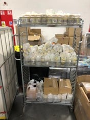 CAGE OF ASSORTED LIQUIDS TO INCLUDE QTY OF WINIARY MAYO DECORATIVE 400ML - BBE: 12/2024 (ZONE 2) (CAGE NOT INCLUDED) (COLLECTION ONLY)