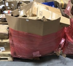 PALLET OF ASSORTED ITEMS TO INCLUDE RUSSELL HOBBS STEAM & CLEAN (ZONE 2) (KERBSIDE PALLET DELIVERY)