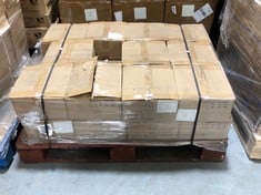 PALLET OF SET OF RINGS NISIS BRUSHED NICKEL - 4 SETS (ZONE 2) (KERBSIDE PALLET DELIVERY)