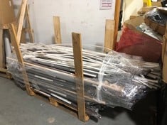 PALLET OF ASSORTED ITEMS TO INCLUDE GOODHOME ATHENS EXTENSION CURTAIN POLE SET (ZONE 2) (KERBSIDE PALLET DELIVERY)