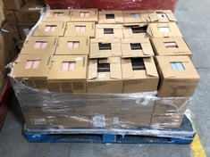 PALLET OF ASSORTED TILES TO INCLUDE GOODHOME GLAZED CERAMIC WALL TILE IN BLACK 200 X 100MM (ZONE 2) (KERBSIDE PALLET DELIVERY)