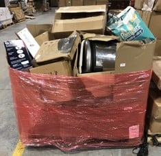 PALLET OF ASSORTED ITEMS TO INCLUDE SENSIO HOME 10L MINI FRIDGE & WARMER (ZONE 2) (KERBSIDE PALLET DELIVERY)