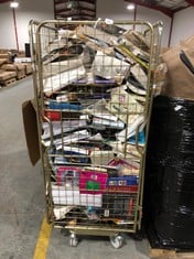 CAGE OF ASSORTED BOOKS TO INCLUDE GEORGE R.R. MARTIN FIRE AND BLOOD (CAGE NOT INCLUDED) (ZONE 3) (KERBSIDE PALLET DELIVERY)