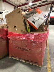 PALLET OF ASSORTED ITEMS TO INCLUDE STATUS HEATED AIRER WITH WINGS 230W (ZONE 3) (KERBSIDE PALLET DELIVERY)