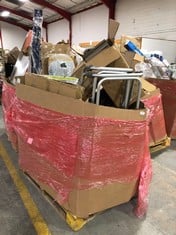 PALLET OF ASSORTED ITEMS TO INCLUDE ROLLATER WALKING AID TO INCLUDE LINDAM CHILD SAFETY GATE (ZONE 3) (KERBSIDE PALLET DELIVERY)