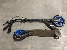 EVO ELECTRIC SCOOTER IN BLACK / BLUE (ZONE 3) (COLLECTION ONLY)