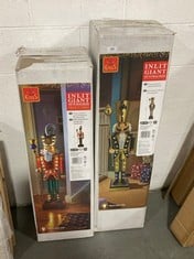 THREE KINGS INLIT GIANT NUTCRACKER 120CM TALL TO INCLUDE INLIT TRADITIONAL GIANT NUTCRACKER 120CM TALL (ZONE 3)