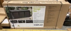 SRARPLAST XXL SIT ON RATTAN STYLE STORAGE BOX - RRP �139 (ZONE 3)