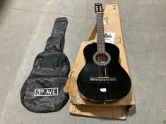 3RD AVENUE FULL SIZE CLASSICAL GUITAR PACK IN BLACK - MODEL NO. STX20ABKPK (ZONE 4)