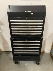 6 DRAWER TOOL CHEST TO INCLUDE 5 DRAWER MOBILE TOOL TROLLEY STORAGE (ZONE 4)