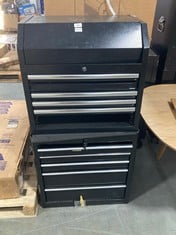 6 DRAWER TOP CHEST IN BLACK TO INCLUDE 5 DRAWER TOOL STORAGE IN BLACK (ZONE 4)