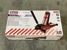 SEALEY 2.25 TONNE LOW ENTRY TROLLEY JACK WITH ROCKET LIFT - MODEL NO. 2001LEE - RRP �240 (SALEROOM 40)