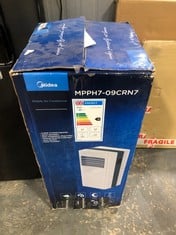 MIDEA PORTABLE AIR CONDITIONING UNIT - MODEL NO. MPPH7-09CRN7 - RRP �312 (SALEROOM 40)