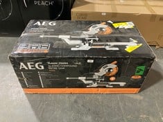 AEG 1400W 216MM SLIDING COMPOUND MITRE SAW - MODEL NO. PS216L - RRP �230 (SALEROOM 40)