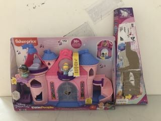 2 X KIDS TOYS INC DISNEY PRINCESS MAGIC LIGHTS & DANCING CASTLE