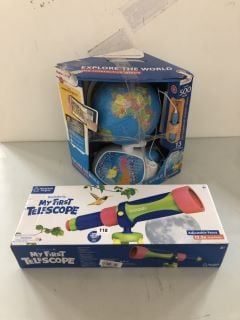 2 X KIDS ITEMS INC MY FIRST TELESCOPE