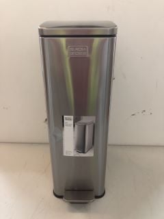 20L SLIMLINE SOFT CLOSE PEDAL BIN