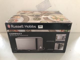 RUSSELL HOBBS COMPACT BLACK DIGITAL MICROWAVE