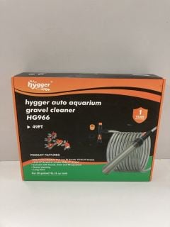 2 X ITEMS INC HYGGER AUTO AQUARIUM GRAVEL CLEANER