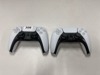 2 X SONY PLAYSTATION 5 DUAL SENSE WIRELESS CONTROLLER