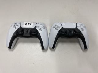 2 X SONY PLAYSTATION 5 DUAL SENSE WIRELESS CONTROLLER