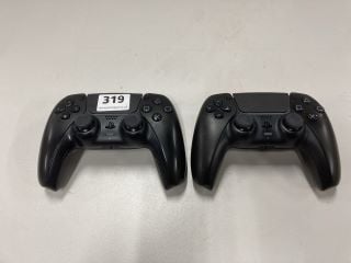 2 X SONY PLAYSTATION 5 DUAL SENSE WIRELESS CONTROLLER