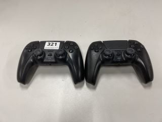 2 X SONY PLAYSTATION 5 DUAL SENSE WIRELESS CONTROLLER