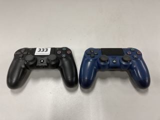 2 X SONY PLAYSTATION 4 WIRELESS CONTROLLER