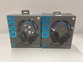 2 X LOGITECH G535 WIRELESS GAMING HEADSETS