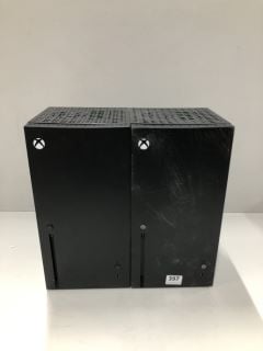 2 X XBOX SERIES X REPLICA DESK FRIDGE THERMOELECTRIC COOLERS