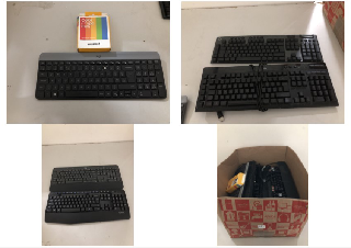 BOX OF KEYBOARDS