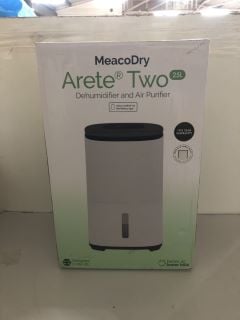 MEACO DRY ARETE TWO DEHUMIDIFIER AND AIR PURIFIER 25L