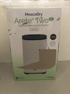 MEACO DRY ARETE TWO DEHUMIDIFIER AND AIR PURIFIER 25L