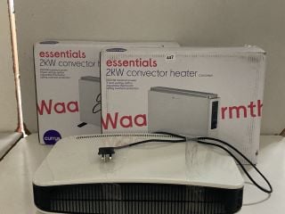 3 X HEATERS INC ESSENTIALS CONVECTOR HEATER