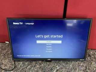 JVC 24" HD SMART LED RAKU TV MODEL NO LT24CR230 (NO REMOTE,NO STAND)