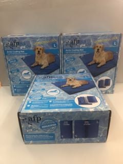 3 X ALL FOR PAWS ARCTIC COOLING MAT SIZE: L