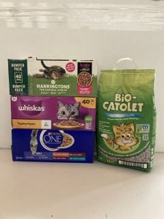 QTY OF PET ITEMS INC CAT LITTER