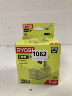 RYOBI 18V USB ADAPTER