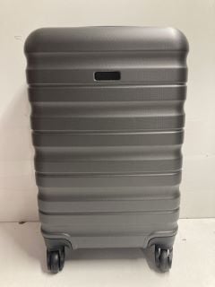 JOHN LEWIS & PARTNERS HARD SHELL HAND LUGGAGE SUITCASE IN GREY