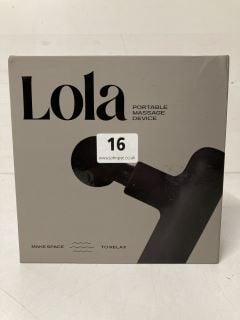 LOLA PORTABLE MASSAGE DEVICE