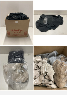 BOX OF PREMIUM CLOTHING IN VARIOUS STYLES AND SIZES