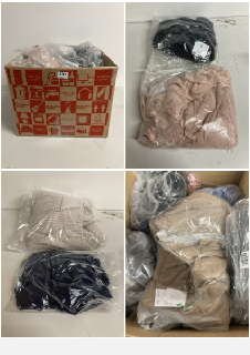 BOX OF PREMIUM CLOTHING IN VARIOUS STYLES AND SIZES