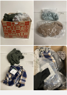 BOX OF PREMIUM CLOTHING IN VARIOUS STYLES AND SIZES