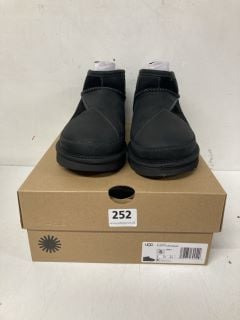 UGG CLASSIC ULTRAMINI REMAIGNED IN BLACK SIZE UK 6