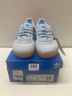 ADIDAS GAZELLE J TRAINERS IN LIGHT BLUE SIZE UK 5