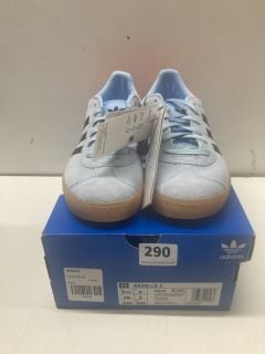 ADIDAS GAZELLE J TRAINERS IN LIGHT BLUE SIZE UK 5